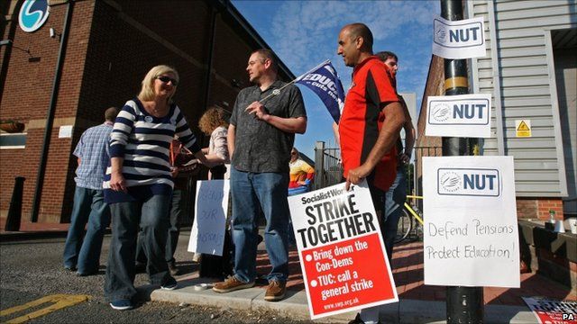 Union picket line