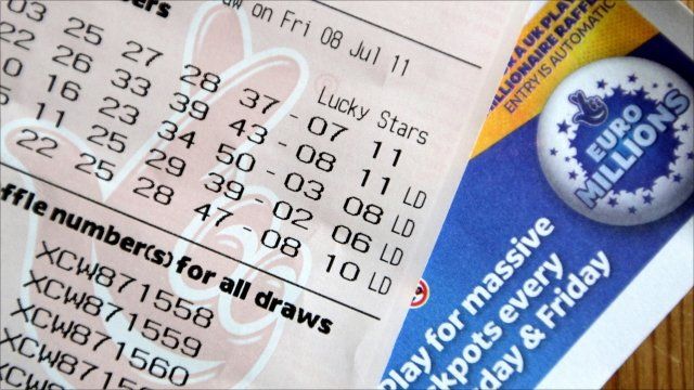 EuroMillions ticket and logo
