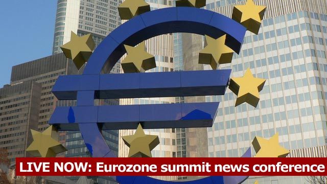 LIVE NOW: Eurozone summit news conference