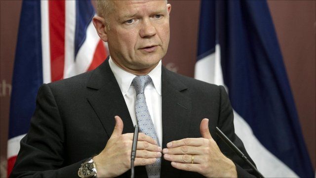 Foreign Secretary William Hague