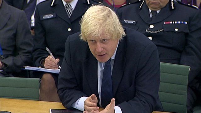 London Mayor Boris Johnson