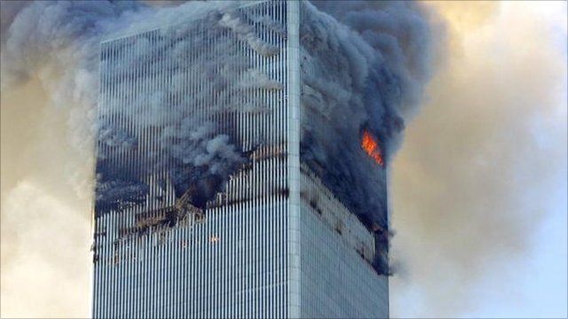 North tower of WTC