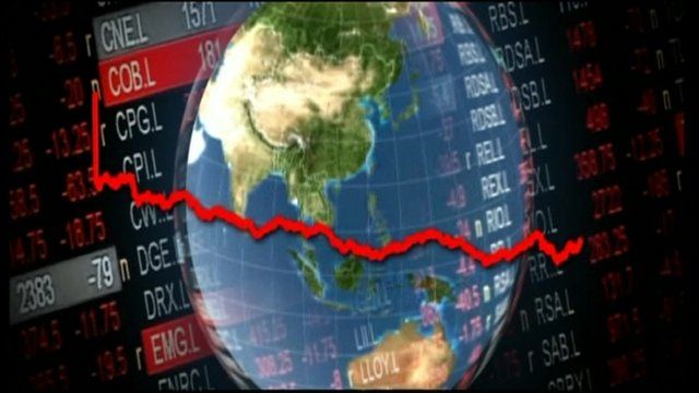 Global economy: Markets tumble around the world - BBC News