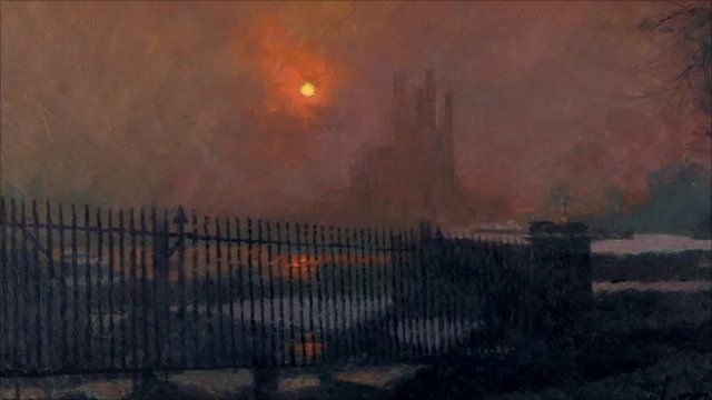 A painting by Rolf Harris