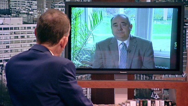 Alex Salmond on The Andrew Marr Show