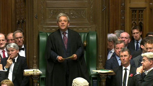 Commons Speaker, John Bercow