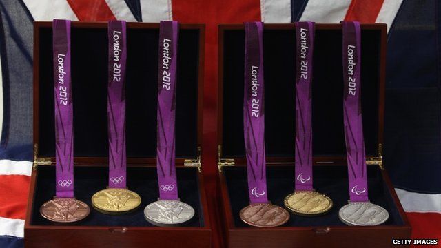 London 2012 Olympic and Paralympic medals