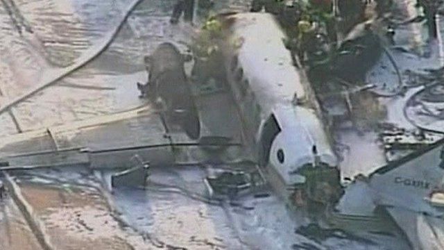 Plane Crashes On Vancouver Street In Canada BBC News