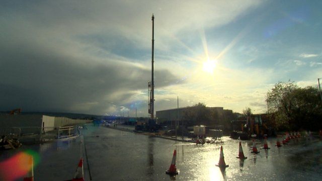 Building work in Glasgow