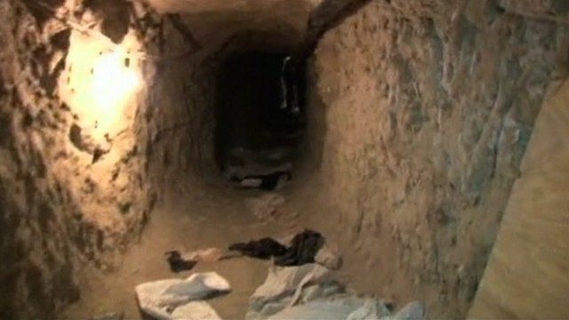 Us Police Find Major Drug Tunnel Under Mexico Border Bbc News