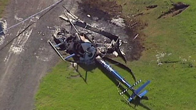 Documentary makers killed in Australia helicopter crash - BBC News