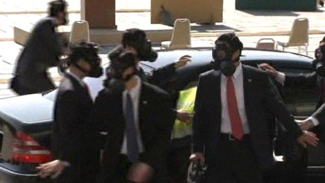 South Korean security drill