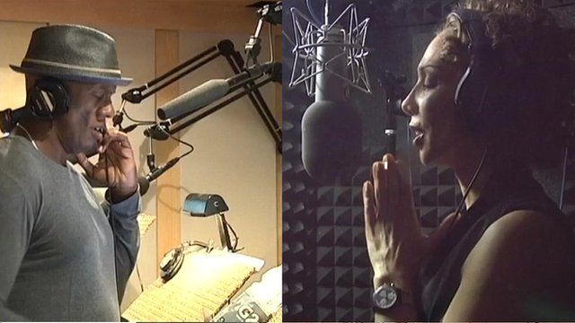 Male and female voice-over artists