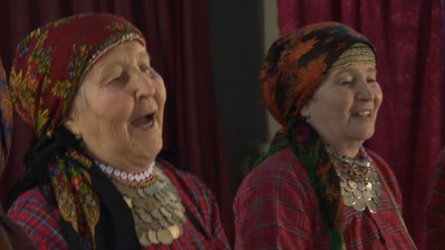 Russian Grannies Prepare For Eurovision Bbc News