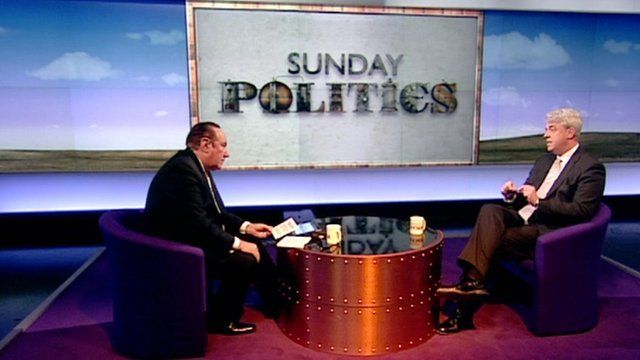 Andrew Neil and Andrew Lansley
