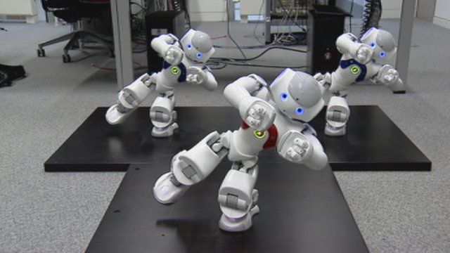 Dancing Robots Take To The Floor In Edinburgh - BBC News