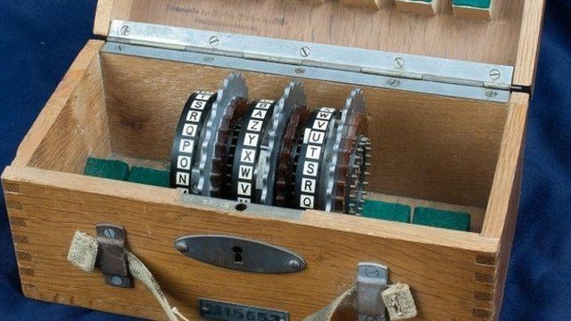 Enigma cogs reunited with Portsmouth code-breaking machine - BBC News
