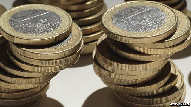 euro coin towers