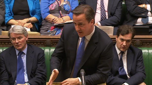 David Cameron at PMQs