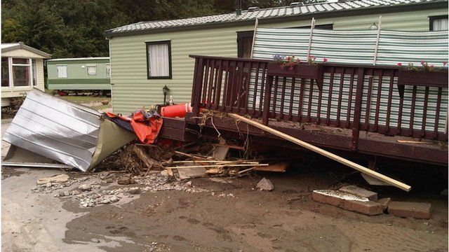 Maes Carafanau Riverside, Llandre