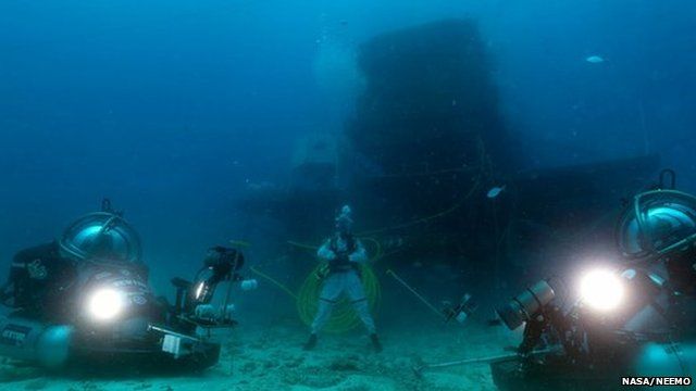 Nasa Simulates Visit To Asteroid On Ocean Floor Bbc News