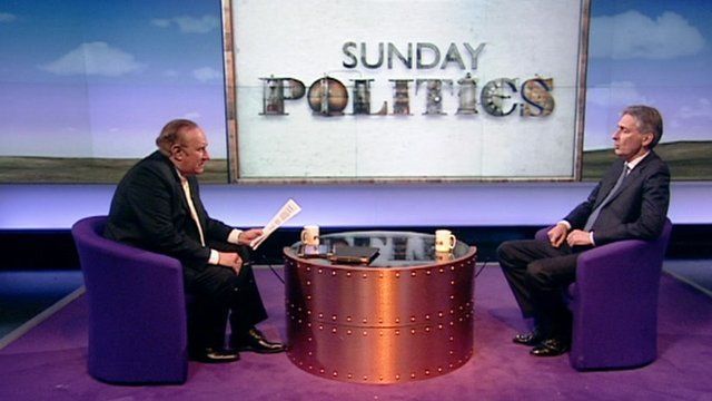Andrew Neil and Philip Hammond