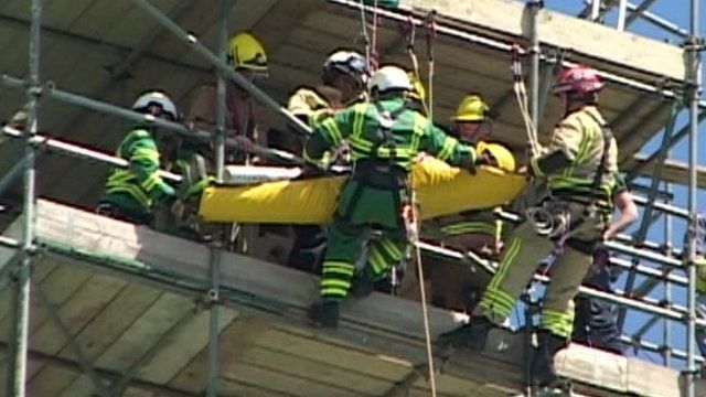 Scaffolder rescued in Great Yarmouth