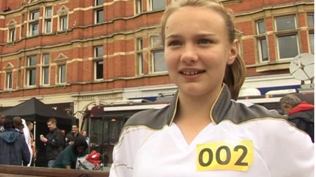 Peterborough torchbearer Edith Prosser