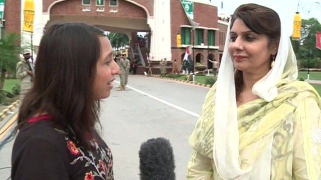 The BBC's Tulip Mazumdar speaks to the vice president of the Chamber of Commerce in Lahore