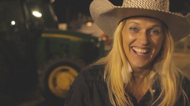 Esther Miller at the rodeo