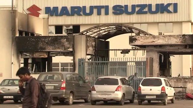 Maruti Suzuki factory in Manesar, Haryana state, India