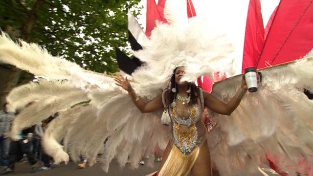 Dancer at Notting Hill Carnival