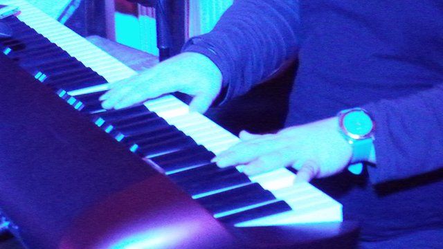 Open mic night at the Great Malvern Hotel