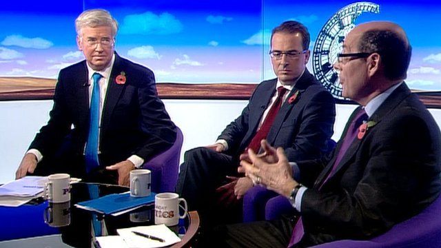 Michael Fallon, Owen Smith and Nick Robinson