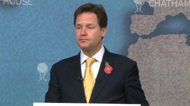 Deputy Prime Minister Nick Clegg