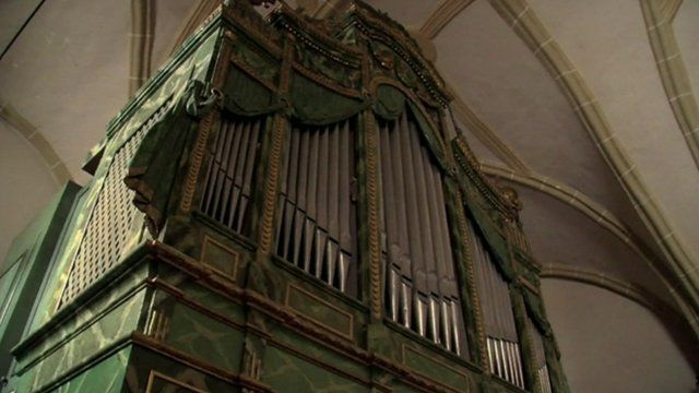 Old organ in Transylvania
