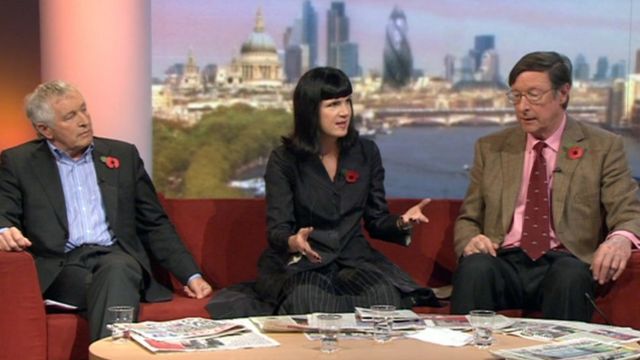 Andrew Marr reviews the Sunday papers with Jonathan Dimbleby, Catherine Mayer and Sir Max Hastings