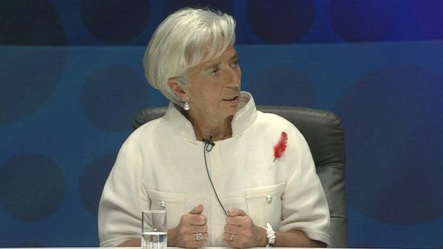 Christine Lagarde, managing director of the IMF
