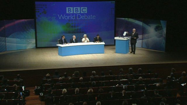 The World Debate audience