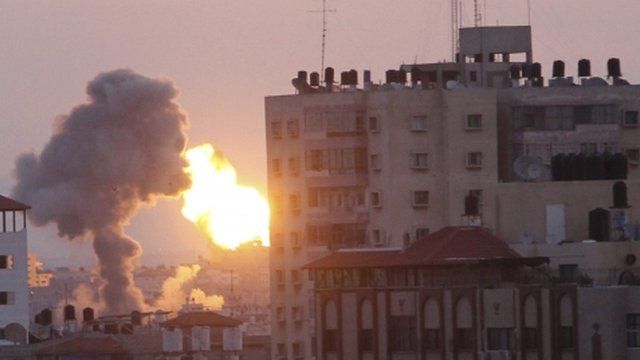 Explosion in Gaza