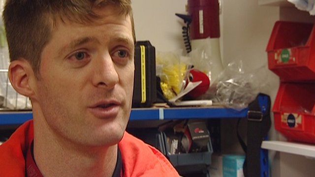 Dr Tom Konig of the London Air Ambulance