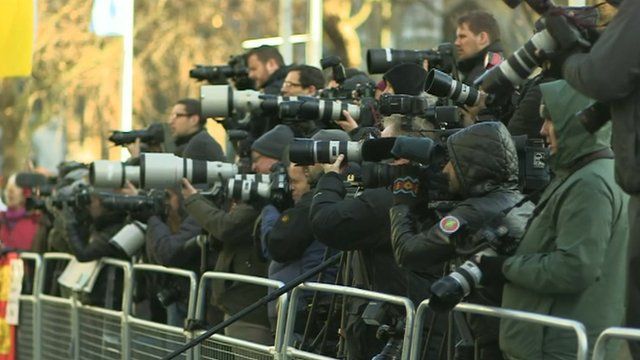 Newspaper cameramen