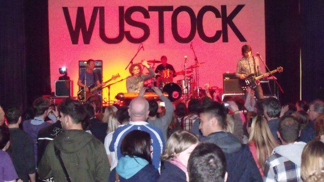 Toploader at Wustock in the Christopher Whitehead Language College, Worcester