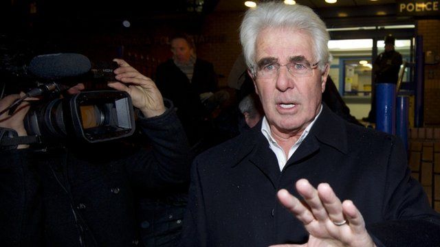 Max Clifford Bailed Over Sex Offence Allegations Bbc News