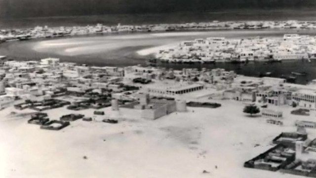 A photo of Dubai in the 1950s