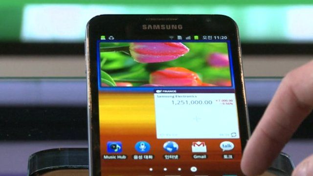 Samsung smartphone