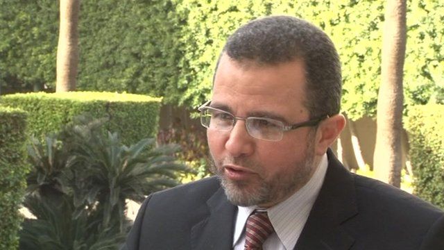 Egyptian Prime Minister Hisham Qandil