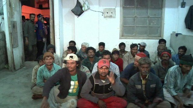 Detained fishermen