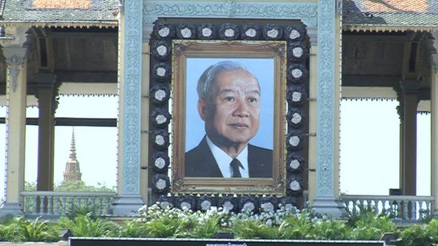Portrait of King Sihanouk