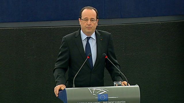 Francois Hollande Europe Is First And Foremost A Political Will